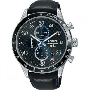 Reloj Lorus Mod. SPORTS - Resistente Al Agua 10 ATM - 45 Mm - Cuero - Cuarzo