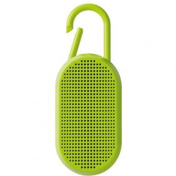 Altavoz Bluetooth Portátil MINO T Fluorescente Amarillo 5 W con mosquetón integrado