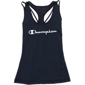 Camiseta Champion Tank Top Negro para Mujer (Modelo 116172-Kk001)