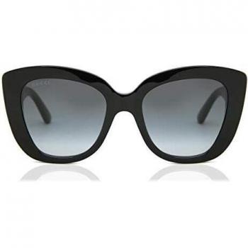 Gucci GG0327S 001 Black GG0327S Cats Eyes Sunglasses Lens Category 3 Size 52mm