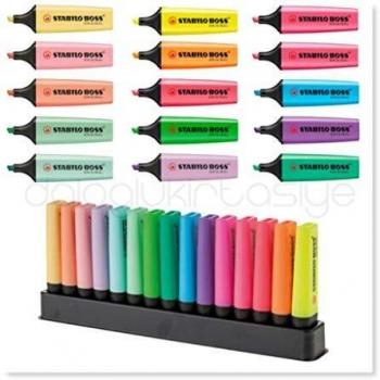 Stabilo Boss Original Highlighters Pack of 12 Refillable PTE 2-5 mm Chisel Green