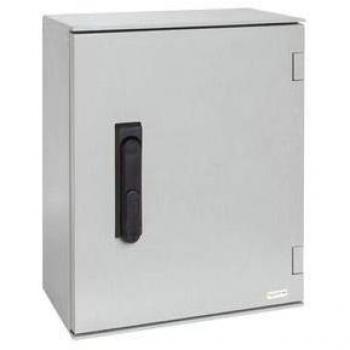 Caja de pared de Poliéster Reforzado con Fibra de Vidrio Schneider Electric, IP66, dimensiones H 647 x W 436 x D 250 mm, con placa de baquelita