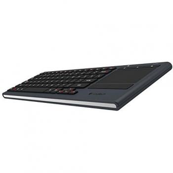 Logitech K830 - Teclado (RF inalámbrico, Hogar, QWERTZ, Swiss, Universal, Estándar)