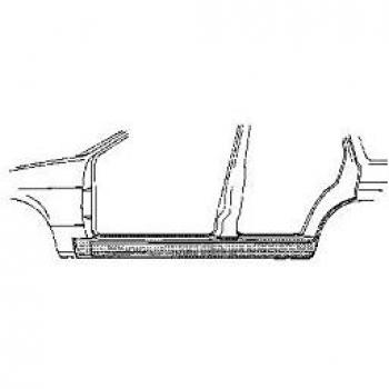 Chapa de Acceso Van Wezel 0605.02 para BMW Serie 5 E12 (1974-1981) - Bas De Caisse Derecho, 4 Puertas