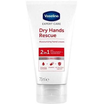 Vaseline Crema de Manos 2 en 1 - Antibacterias, 75 Mililitros