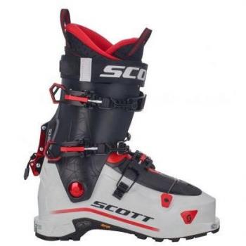 Botas de Esquí Alpino Scott Cosmos Negro Blanco Rojo - Talla 45