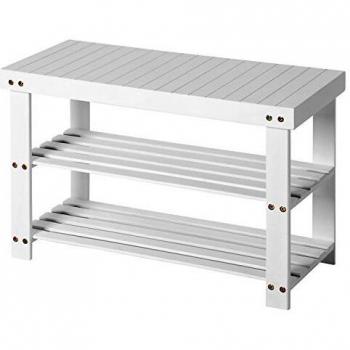 Songmics- Estantería para zapatos en bambú 70 x 28 x 45 cm LBS04B
