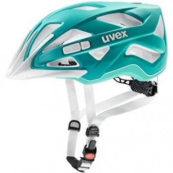 Uvex Active CC Casco Ciclismo, Unisex Adulto, Azul Mate, 56-60