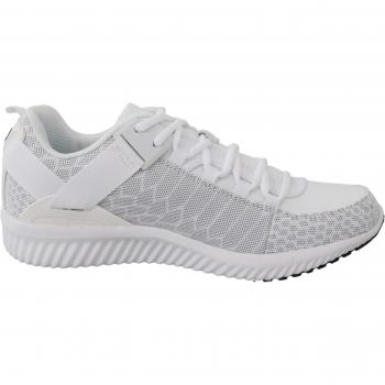 Plein Sport White Polyester Adrian Sneakers Shoes