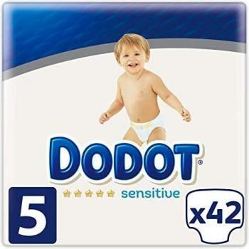 Dodot Sensitive - Pañales Talla 5, 42 Pañales, 11 a 16 kg