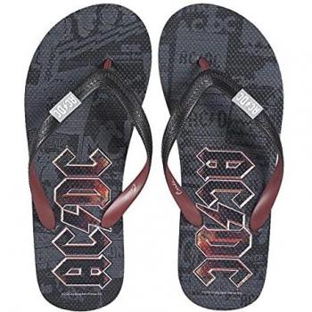 CERDÁ LIFE'S LITTLE MOMENTS 2300004744_T044-C70, Chanclas de Verano Hombre Licencia Oficial ACDC, Multicolor, 44 EU