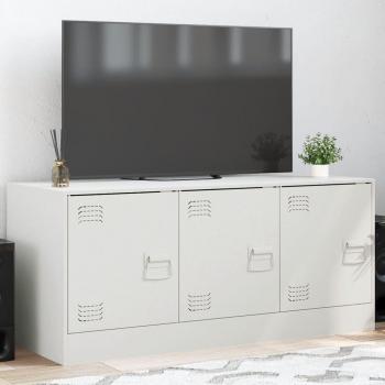 Soporte de TV blanco 99x39x44 cm en acero