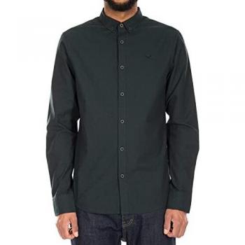 Camisa Iriedaily Samuel LS Nocheforest Verde S 100% Algodón