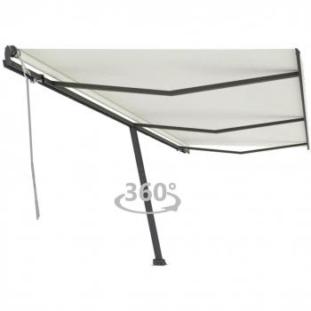 Tienda de campaña autocontortante manual retractable de Sun crema 600x300 cm
