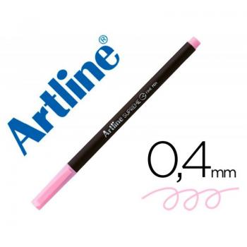 Rotulador Artline Supreme EPFS200 Fine Liner Punta de Fibra Rosa Claro 0,4 mm