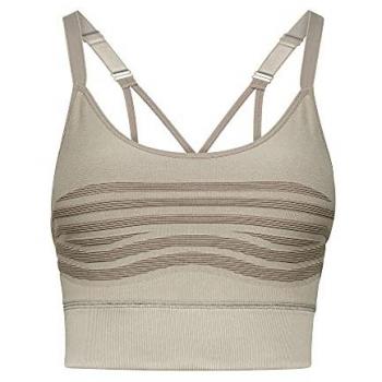 Reebok Sujetador Deportivo Les Mills Strappy Seamless Gris S Mujer