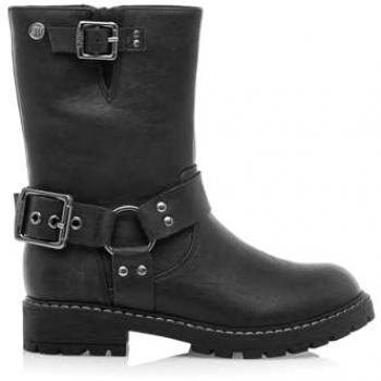 Botines Alaska Negro para Niña con Cierre de Cremallera y Puntera Redonda - MTNG Kids 49001