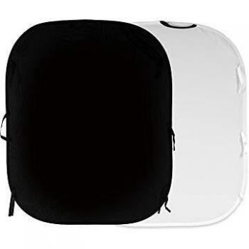 Manfrotto - Fondo Plegable Blanco/Negro 1,5 x 1,8m