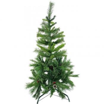 Árbol de Navidad 120 Cm Abeto Artificial PVC 380 Ramas Moldeables