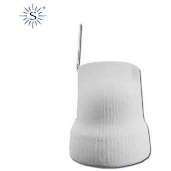Portalámparas de porcelana E27 4A con soporte vertical Solera 678F