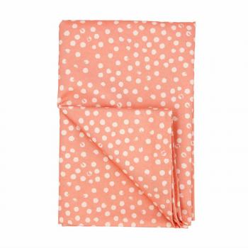 Mantel Vinthera Rosa (145 x 200 cm) - Elegante Mantel Repelente de Líquidos en Algodón con Diseño Floral, Ideal para 6 Servicios