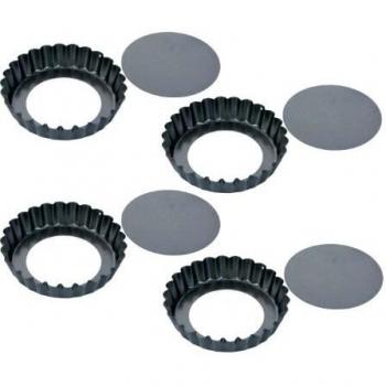 Tescoma Juego de de 4 moldes rizados Desmontables, 10 cm, Variados