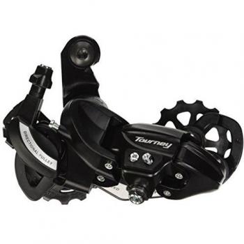SHIMANO RDTY500D - Cambio de 7 velocidades sin pata, ÚNICA, Negro, Unisex
