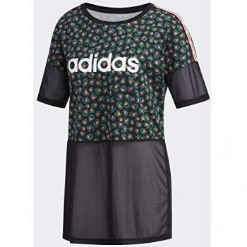 adidas W Farm Loos T Camiseta, Mujer, Negro/Veruni/Corsen/Blanco, XS