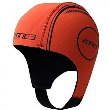 Gorro Neopreno Zone3 Naranja, Tamaño S