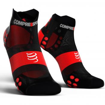 Compress port Pro Racing Socks V3.0 Ultralight Run Low – Calcetines cortos Running unidad Unisex Sport Calcetín Zapatillas calcetín, color negro, tamaño T3
