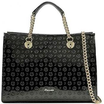 Pollini Bolso mujer bolso heritage pintura embossed Negro
 Talla única