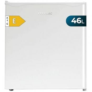Minibar Cecotec GrandCooler 20000 L - Frigorífico Mini Cíclico de 46L, Bajo Consumo, Puerta Reversible, Altura 48.7cm, Ancho 48cm, Color Blanco