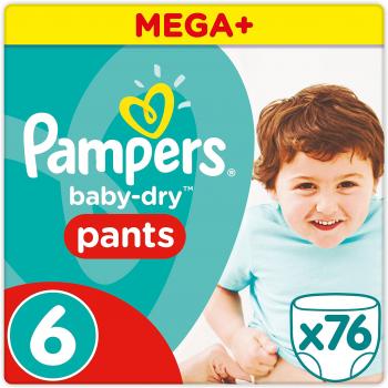 Pampers Baby-Dry Pants Pañales para Bebés, Talla 6