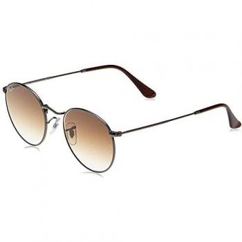 Ray-Ban Men's 0RB3447N 004/51 50 Sunglasses, Gunmetal/Crystalbrowngradient