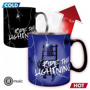 Taza Metallica - Ride The Lightning - 460 ml - Tasse Mit Thermoeffekt - Multicolor