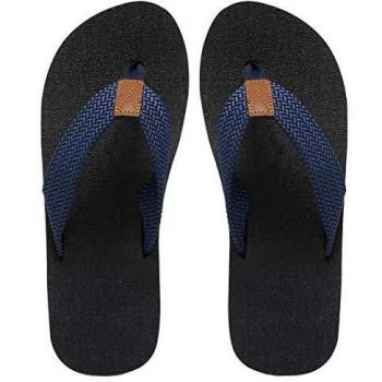 Chanclas Suaves y Cómodas Hombre Sandalias de Dedo para Hombre Impermeable Todo Azul Tamaño Talla 43
