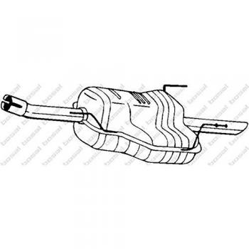 Silenciador trasero BOSAL 185-167