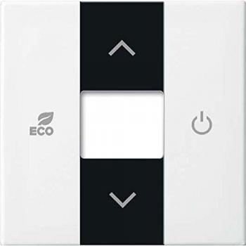 Busch-Jaeger Alpine White Central Plate for Room Temperature Controller 6235-914