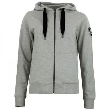 Peak Mountain Women's Full-Zip Cotton Sweatshirt French Terry