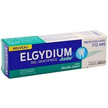 Gel Dentífrico Infantil Elgydium Protección Caries Menta Dulce 7-12 Años 50ml