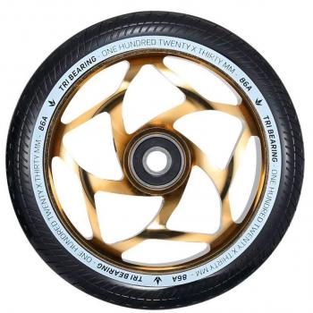 Rueda Patinete Blunt Tri Bearing 120mm x 30mm - Gold/Black