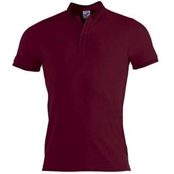Joma Bali II Short Sleeve Polo Shirt - Burgundy