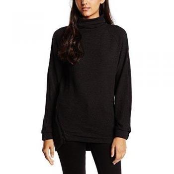 Calvin Klein Jay Tn Hknit L/S - camisa de pijama para mujer, color negro