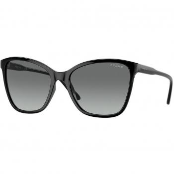 Vogue Eyewear VO5520SF Asian Fit W44/11 Women's Sunglasses Black Size 56