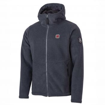 Chaqueta con capucha Ternua Mahers gris oscuro forro polar para hombre - L