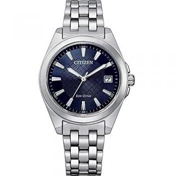 Reloj de Dama Citizen Eco-Drive EO1210-83L, Acero Inoxidable, Azul, 36mm, 10ATM, con Fecha