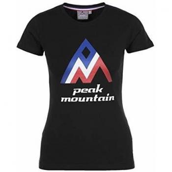 Peak Mountain -Camiseta Manga Corta Mujer - ACIMES-Negro-S