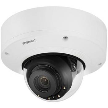 Cámara Domo Antivandálica de Red 5MP IR PoE Extensor - Hanwha XNV-8081RE