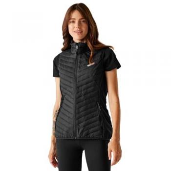 Regatta Women's Black Water-Repellent Andreson Hybrid Gilet Size 8