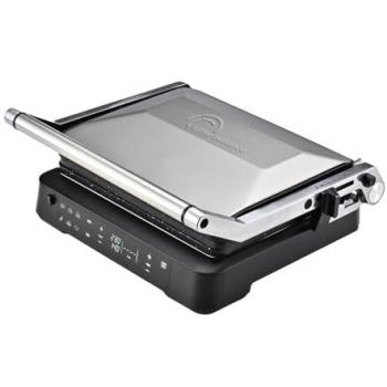 Parrilla Eléctrica Little Balance 8734 - 2000 W - Superficie de Cocción 29x23 cm - Apertura 180°C - Termostato Electrónico Ajustable